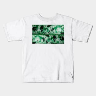 marble with secular green nuances Kids T-Shirt